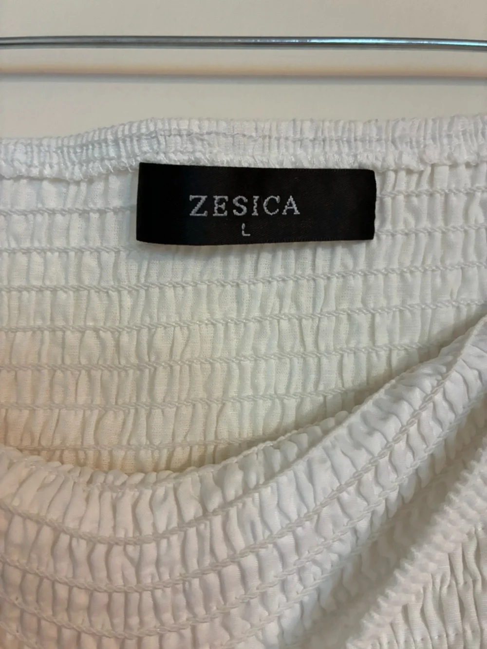 Strapless White Tiered Maxi Dress - Picture 3 of 7